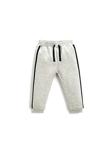 Koton Baby Boy Strip Detail Jogger Sweatpants Drawstring Printed von Koton