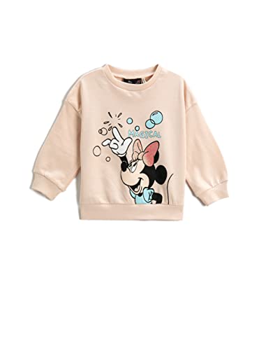 Koton Baby Girl Minnie Mouse Printed Licenced Sweatshirt Cotton von Koton