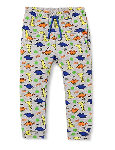 Koton Baby - Jungen Dinosaur Printed Drawstring Pocket Detail Sweatpants, Grey (023), 24-3 Jahre EU von Koton