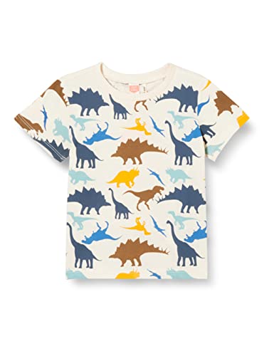 Koton Baby - Jungen Dinosaur Printed Short Sleeve T-Shirt Cotton T Shirt, Beige Design (03h), 24-3 Jahre EU von Koton