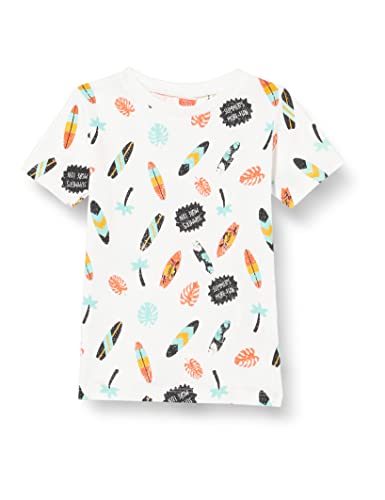 Koton Baby - Jungen Printed Short Sleeve T-Shirt Cotton T Shirt, Ecru Design (03e), 12-18 Monate EU von Koton