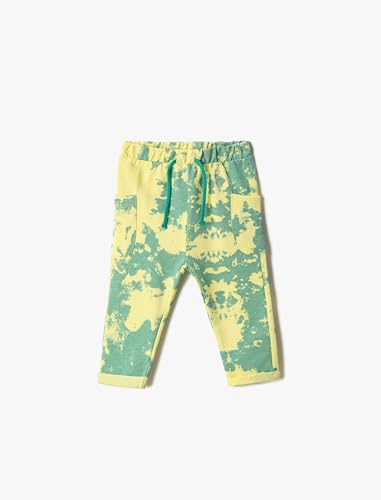 Koton Baby - Jungen Tie-dye Printed Side Pocket Detail Drawstring Elastic Waistband Sweatpants, Multicolor (Mix), 3-4 Jahre EU von Koton