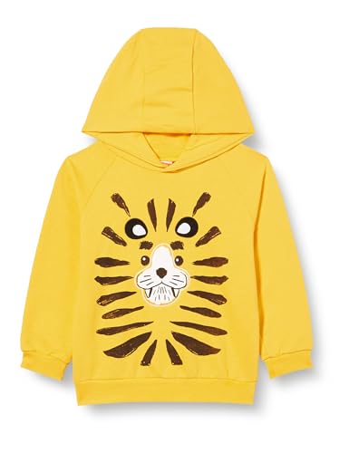 Koton Baby - Jungen Tiger Printed Hoodie Long Sleeve Sweater, Yellow (151), 6-9 Monate EU von Koton