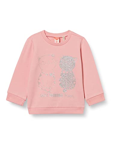 Koton Baby - Mädchen Cat Printed Crew Neck Cotton Sweatshirt, Pink (Bt4), 9-12 Monate EU von Koton