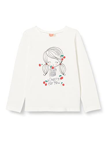 Koton Baby - Mädchen Printed T-Shirt Long Sleeve Crew Neck Cotton T Shirt, Ecru (002), 9-12 Monate EU von Koton