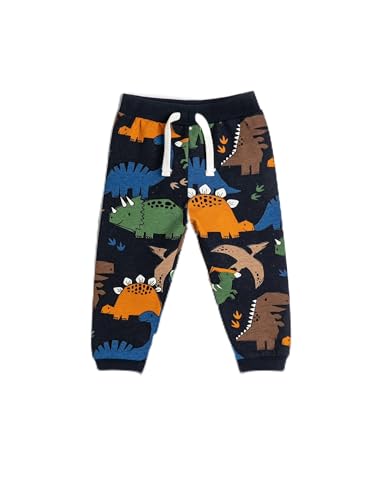 Koton Babyboy Dinosaur Jogger Sweatpants Drawstring Brushed Interior Cotton von Koton