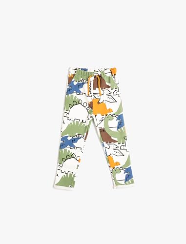 Koton Babyboy Dinosaur Sweatpants Drawstring Brushed Interior von Koton
