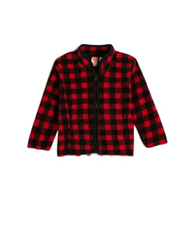 Koton Babyboy Fleece Zipper Sweatshirt Striped Round Neck von Koton