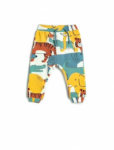 Koton Babyboy Jogger Sweatpants Drawstring Animal Printed Cotton von Koton