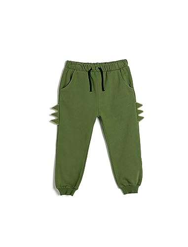 Koton Babyboy Jogger Sweatpants Drawstring Pockets Applique Detail Cotton von Koton