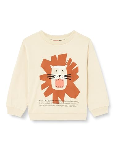 Koton Babyboy Lion Printed Sweatshirt Long Sleeve Crew Neck Soft Interior Cotton von Koton