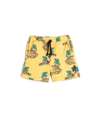 Koton Babyboy Shorts Drawstring Pockets Crocodile Printed Cotton von Koton