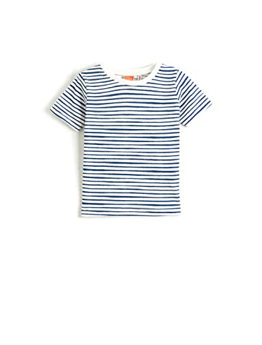 Koton Babyboy Striped Basic T-Shirt Short Sleeve Crew Neck von Koton