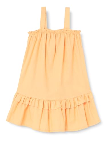 Koton Babygirl Dress Linen Blend Ruffle Detail Strappy von Koton