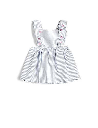 Koton Babygirl Dress Ruffle Sleeveless Flower Detail Back Cross Strappy Detail von Koton