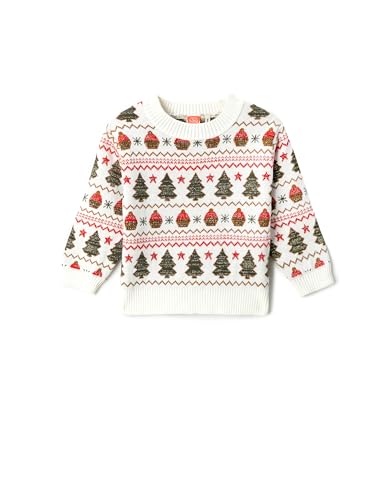 Koton Babygirl Patterned Sweater Long Sleeve Crew Neck von Koton