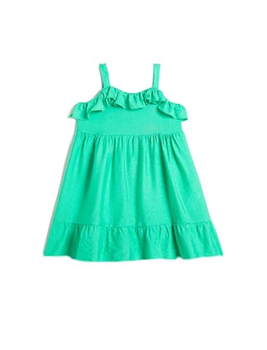 Koton Babygirl Ruffle Dress Thin Strappy Viscose Fabric von Koton
