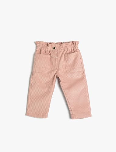 Koton Babygirl Velvet Trousers Drawstring Pockets von Koton