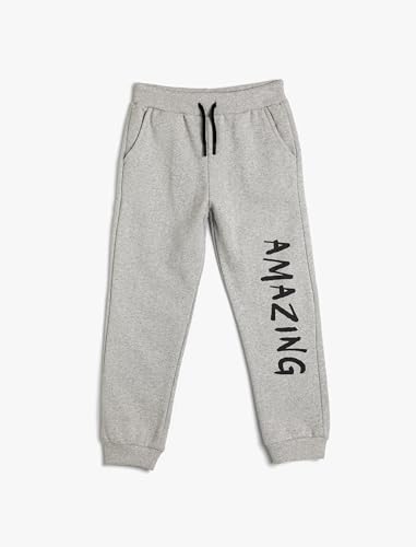 Koton Basic Jogger Sweatpants Printed Detail Drawstring Soft Interior von Koton