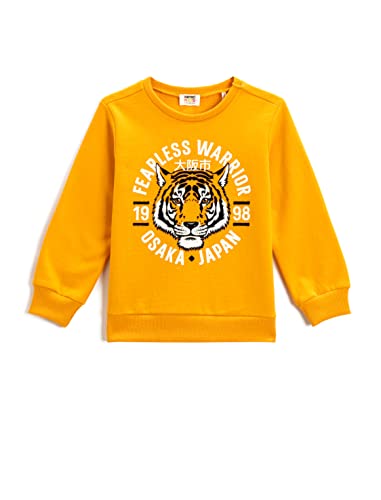 Koton Boy Sweatshirt Long Sleeve Printed Crew Neck von Koton