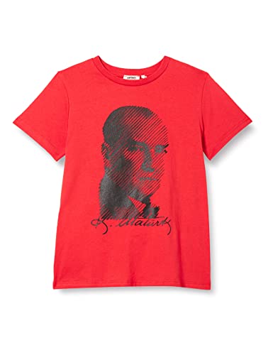 Koton Boys Atatürk Printed T-Shirt Short Sleeve Crew Neck Cotton von Koton