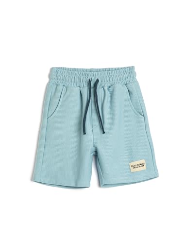 Koton Boys Basic Shorts Textured Pockets Drawstring von Koton