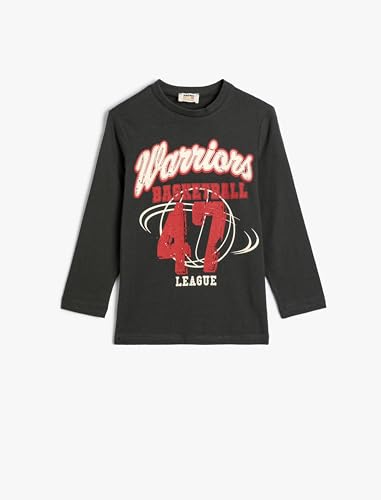 Koton Boys Basic T-Shirt Long Sleeve Crew Neck von Koton