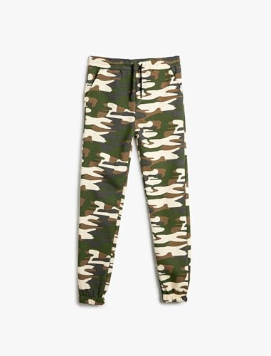 Koton Boys Camouflage Printed Jogger Sweatpants Drawstring Pockets von Koton