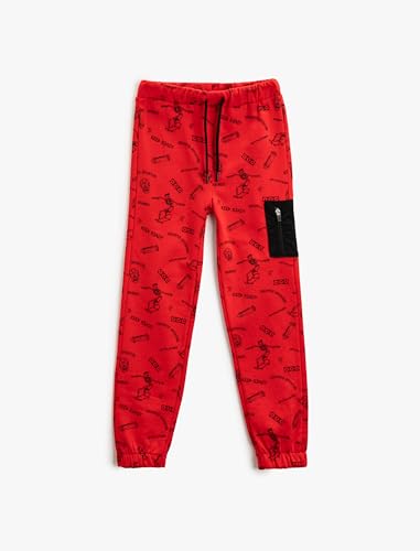Koton Boys Jogger Sweatpants Printed Drawstring Zipper Pocket Detail von Koton