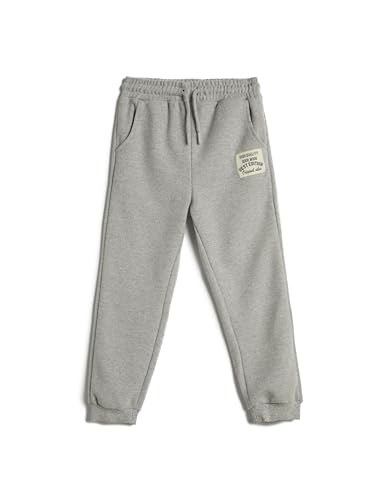 Koton Boys Jogger Sweatpants Soft Touch Drawstring Pockets Ribbed von Koton
