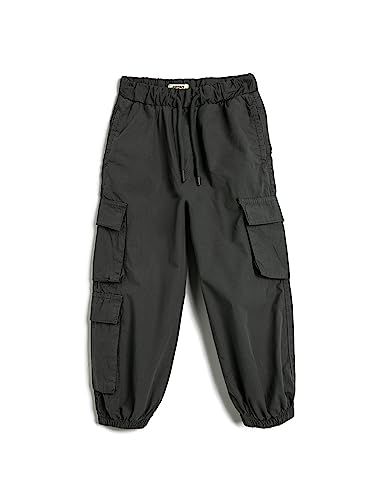 Koton Boys Parachute Trousers Drawstring Pockets Cotton von Koton