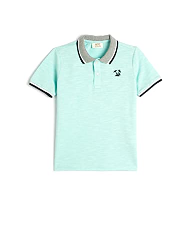 Koton Boys Polo T-Shirt Short Sleeve Button and Embroidered Detail Cotton von Koton