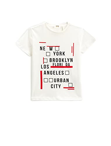 Koton Boys Printed T-Shirt Short Sleeve Crew Neck Cotton von Koton