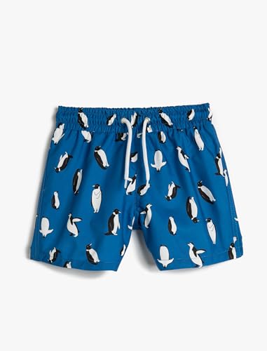 Koton Boys Swim Trunk Drawstring Penguin Printed von Koton