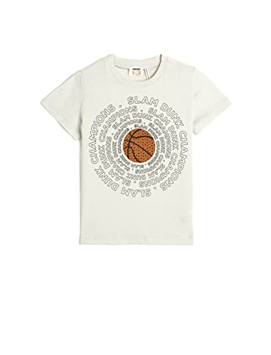 Koton Boys T-Shirt Short Sleeve Crew Neck Printed Cotton von Koton