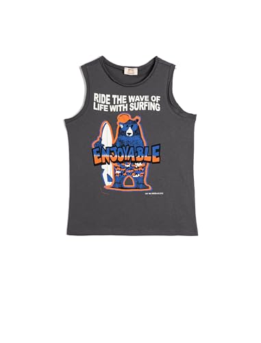 Koton Boys Tank Top Printed Sleeveless Crew Neck Cotton von Koton