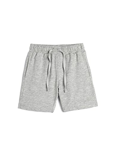 Koton Boyss Basic Drawstring Pockets Cotton Shorts, Grey (023), 4-5 Jahre EU von Koton