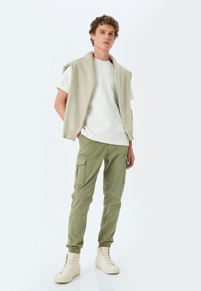 Koton Cargohose Hohe Leibhöhe Jogger Cargohose von Koton