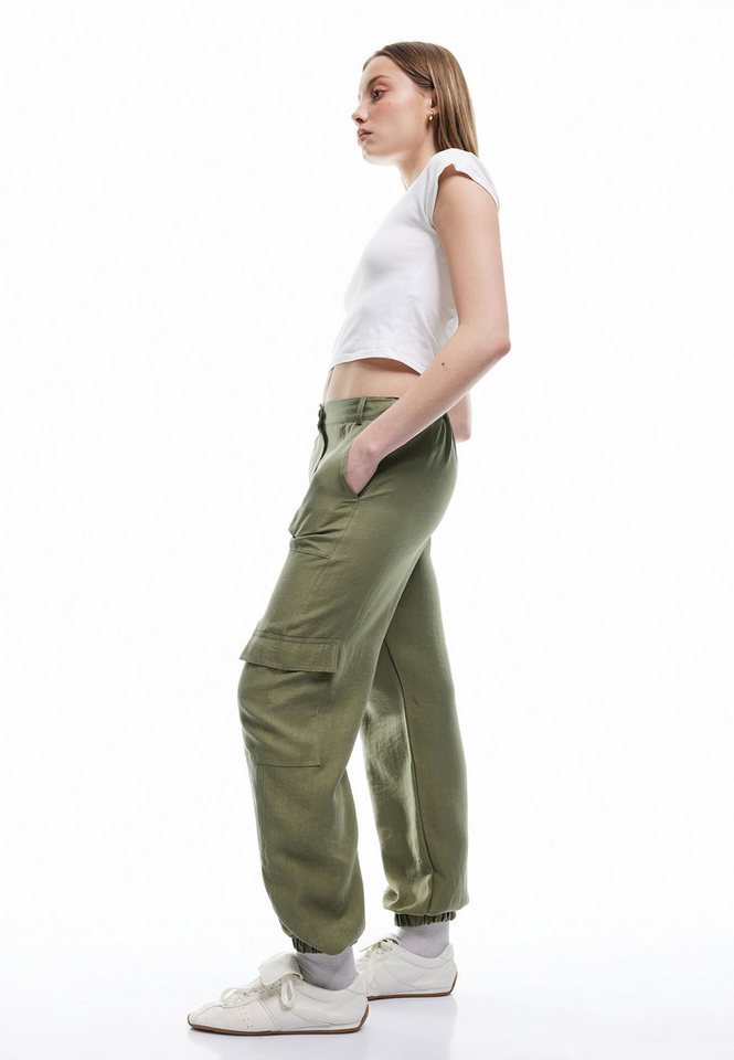 Koton Cargohose Normale Leibhöhe Jogger Cargohose von Koton