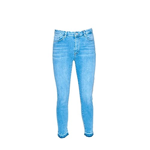 Koton Damen 5-Pocket Offenen Saumkanten Skinny Jeans, Blau (Blau Ad3), No Aplica (Herstellergröße: 25) von Koton