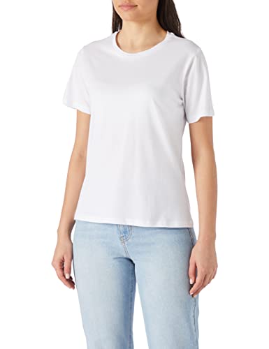 Koton Damen Crew Neck Short Sleeve Cotton Basic T-Shirt T Shirt, Off White (001), XXL EU von Koton