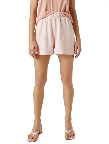 Koton Damen Elastic Waist Pocket Shorts, Pink (250), S EU von Koton