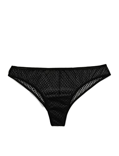 Koton Damen Lacy Brazilian Panties Underwear, Black (999), L EU von Koton