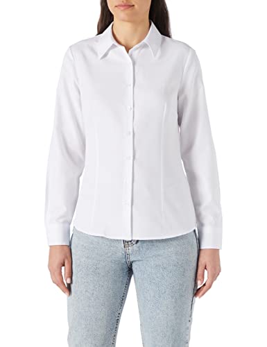 Koton Damen Long Sleeve Basic Shirt, White (000), 42 EU von Koton