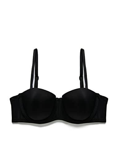 Koton Damen Non Padded Underwired Adjustable Strappy Bra, Black (999), 80B EU von Koton