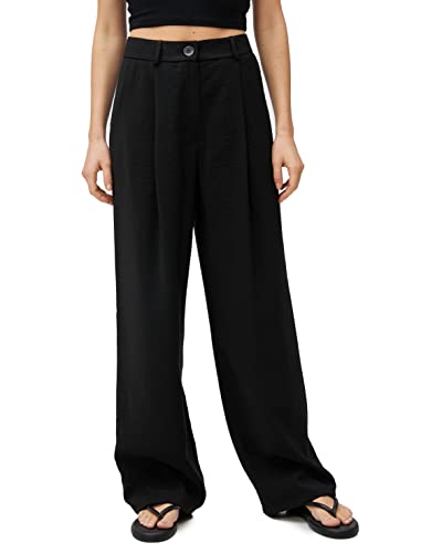 Koton Damen Pleated Pocket Detail Palazzo Trousers Casual Pants, Black (999), 38 EU von Koton