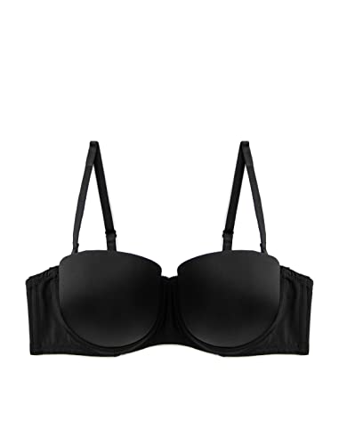 Koton Damen Push Up Strapless Bra, Black (999), 80B EU von Koton