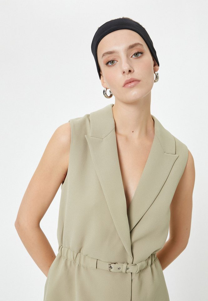 Koton Anzugweste Doppelreihiger Kragen Mit Bauchgurt Anzugweste von Koton