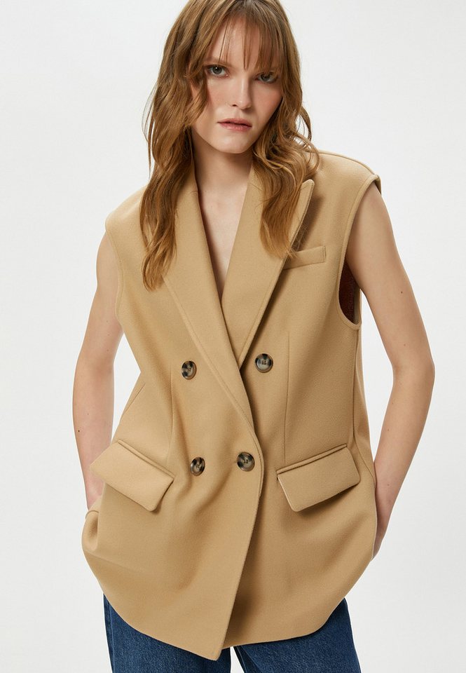 Koton Anzugweste Jacket Kragen Anzugweste von Koton