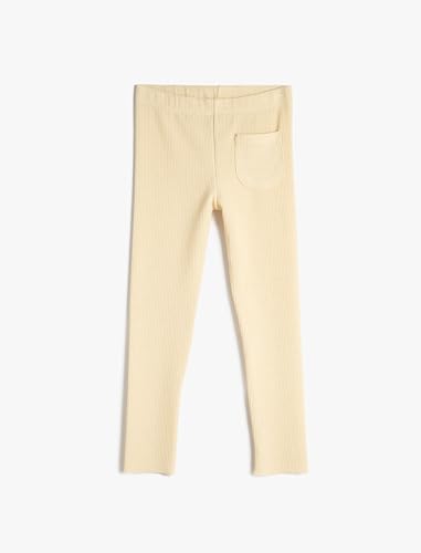 Koton Girls Basic Leggings Pocket Detail Ribbed Elastic Waistband von Koton
